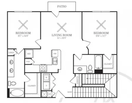 Riverside Park Farmers Branch FloorPlan 9