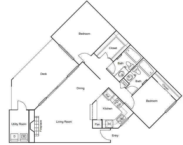 SKYE Isle Dallas Apartment Floor Plan 10