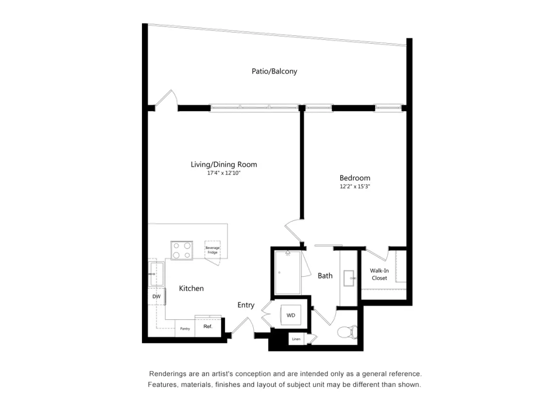 SKYE Isle Dallas Apartment Floor Plan 6