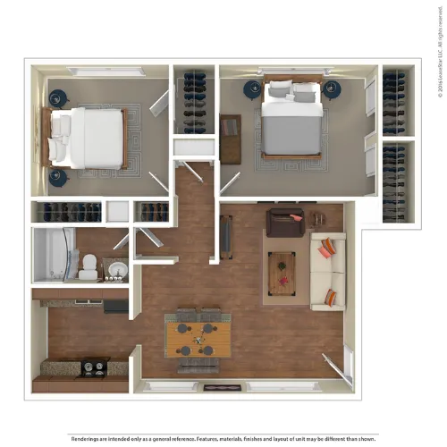 Saturn Square Apartments Floorplan 2