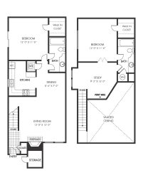 Sevilla Condos Carrollton Apartment Floor Plan 7