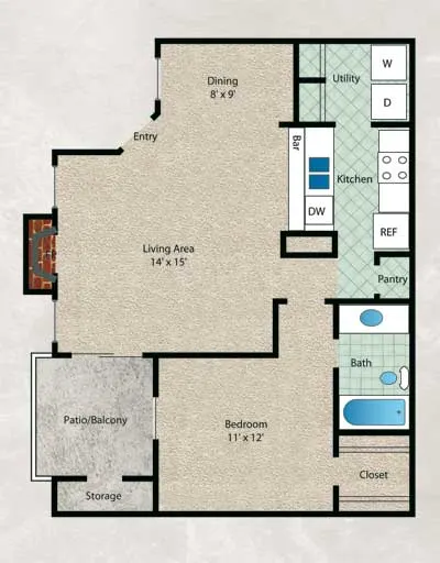 Shiloh Oaks Garland Floorplan 1