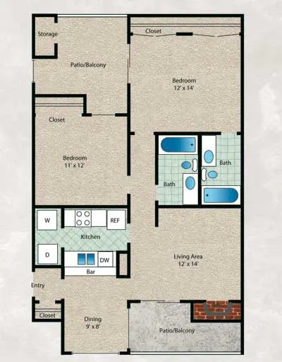 Shiloh Oaks Garland Floorplan 3