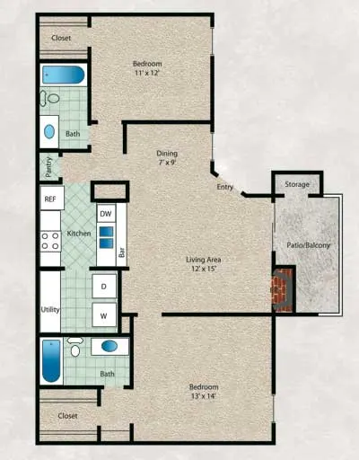 Shiloh Oaks Garland Floorplan 4