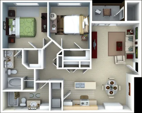 Spicewood Crossing Carrollton Floorplan 2