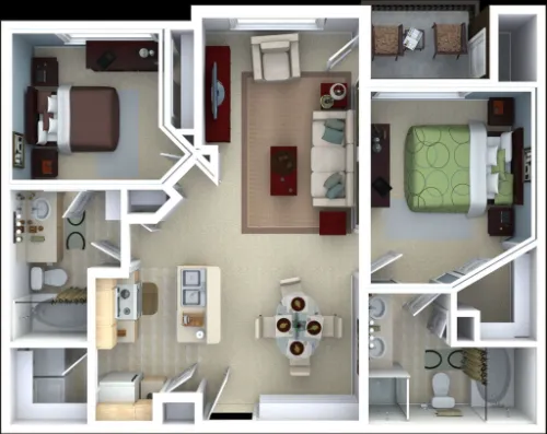 Spicewood Crossing Carrollton Floorplan 3