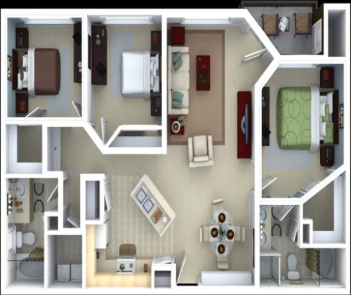 Spicewood Crossing Carrollton Floorplan 4