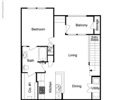 Summer House Apartments Angleton FloorPlan 1