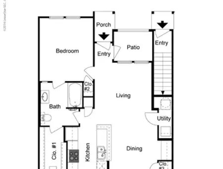 Summer House Apartments Angleton FloorPlan 2