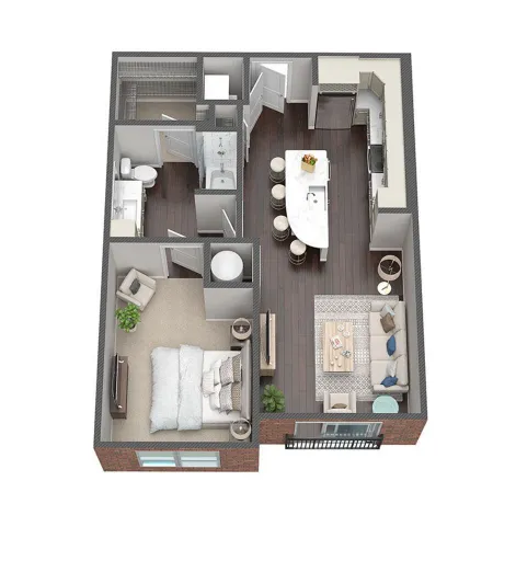 Switchyard Carrollton Apartment Floor Plan 10