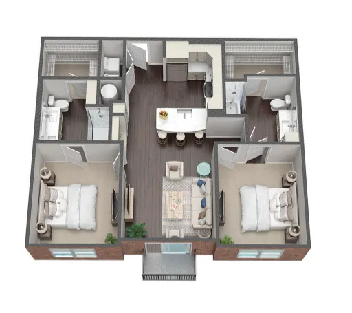 Switchyard Carrollton Apartment Floor Plan 13