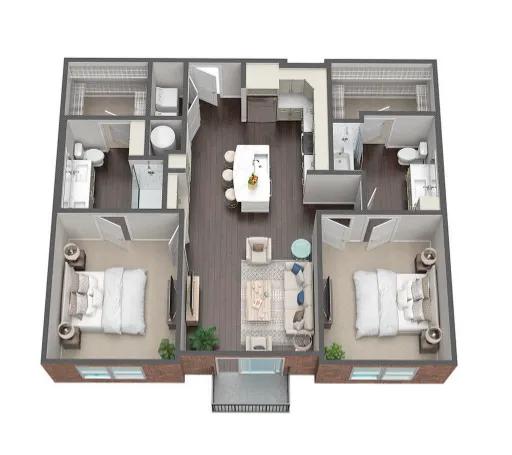 Switchyard Carrollton Apartment Floor Plan 14