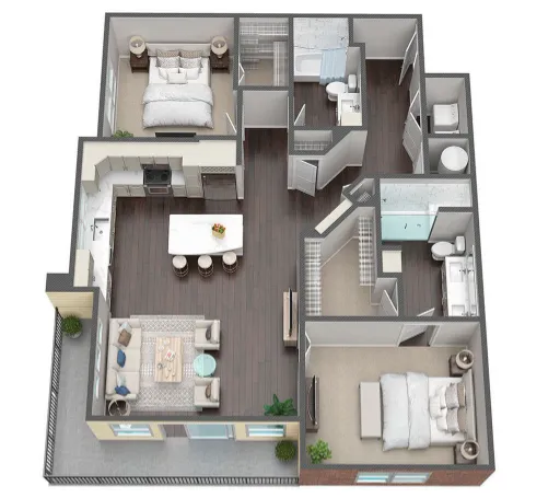 Switchyard Carrollton Apartment Floor Plan 15