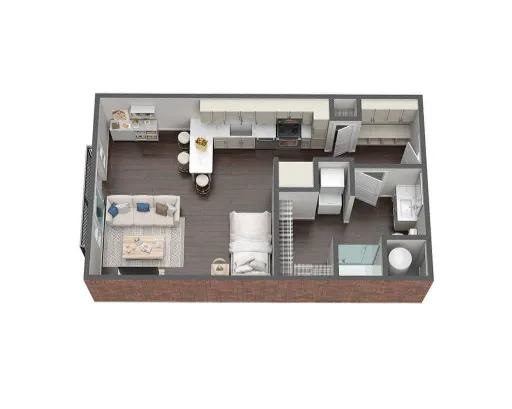 Switchyard Carrollton Apartment Floor Plan 2