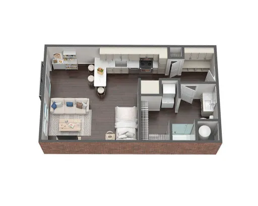 Switchyard Carrollton Apartment Floor Plan 4