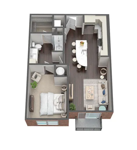 Switchyard Carrollton Apartment Floor Plan 9