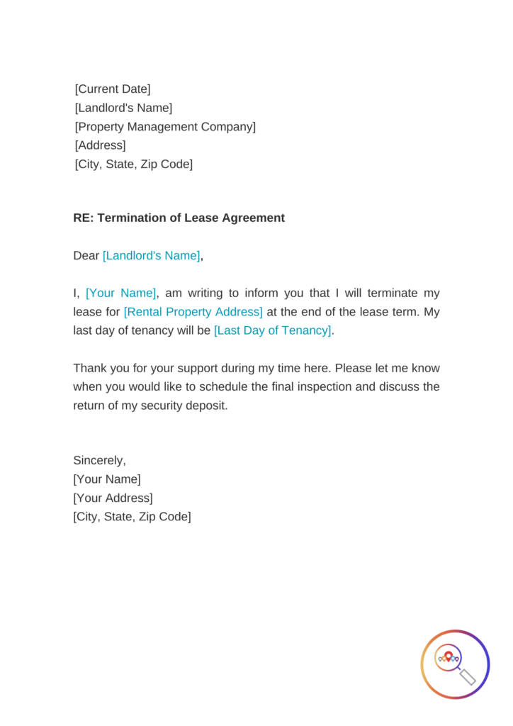 Termination of Lease Agreement 1