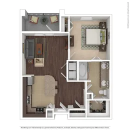 Terra Lago Apartments Rowlett Floorplan 2