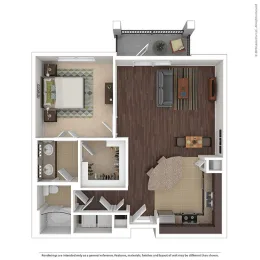 Terra Lago Apartments Rowlett Floorplan 4