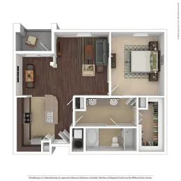 Terra Lago Apartments Rowlett Floorplan 6