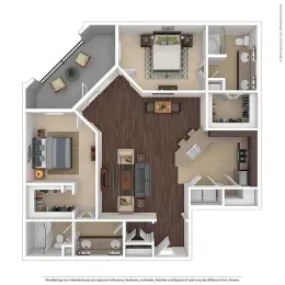 Terra Lago Apartments Rowlett Floorplan 9