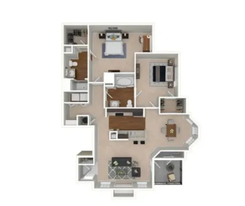 The Atlantic Palazzo floor plan 1