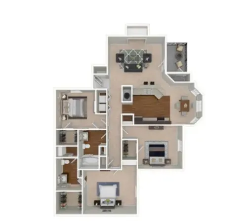 The Atlantic Palazzo floor plan 1