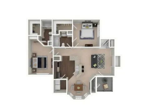 The Atlantic Palazzo floor plan 3