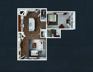 The Avenue at San Marcos floor plan 1