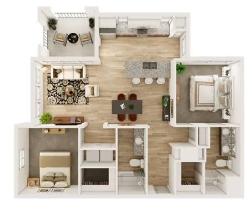 The Beacon at Pfluger Farm floor plan 1