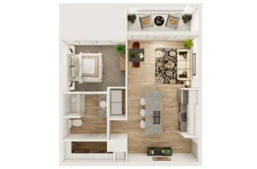 The Beacon at Pfluger Farm floor plan 1