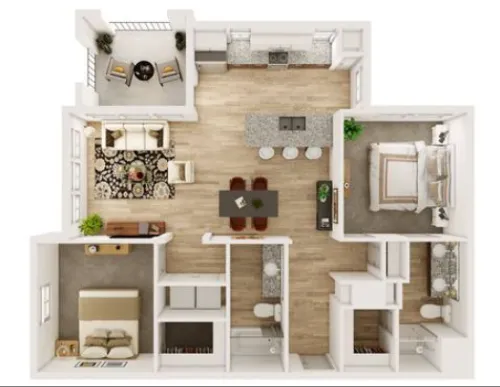 The Beacon at Pfluger Farm floor plan 2