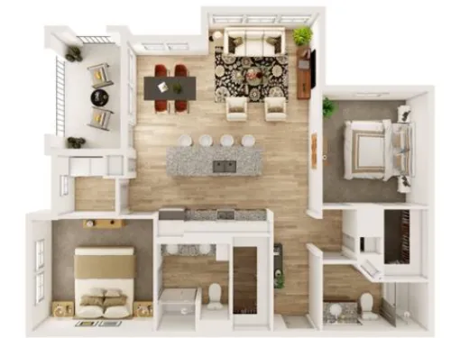 The Beacon at Pfluger Farm floor plan 3