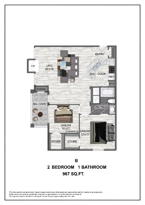 The Brook Frisco Floorplan 4