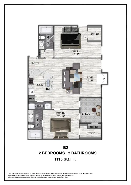 The Brook Frisco Floorplan 6