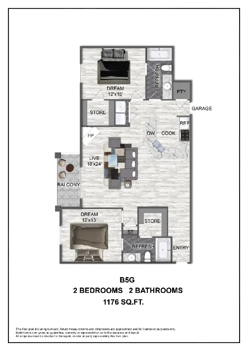 The Brook Frisco Floorplan 8