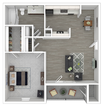 The Carmel Apartments Floorplan 2