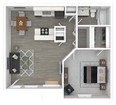 The Carmel Apartments Floorplan 3