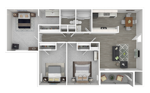 The Carmel Apartments Floorplan 7