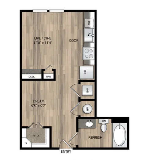 The Casey at Frisco Station Floorplan 1