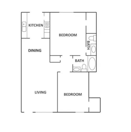 The Colony of San Marcos floor plan 1