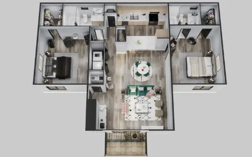 The Corners DeSoto floorplan 1