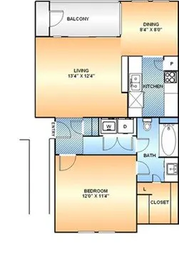 The Courtyard Garland Floorplan 1