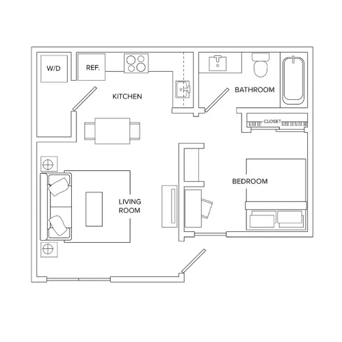 The Edge floor plan 1