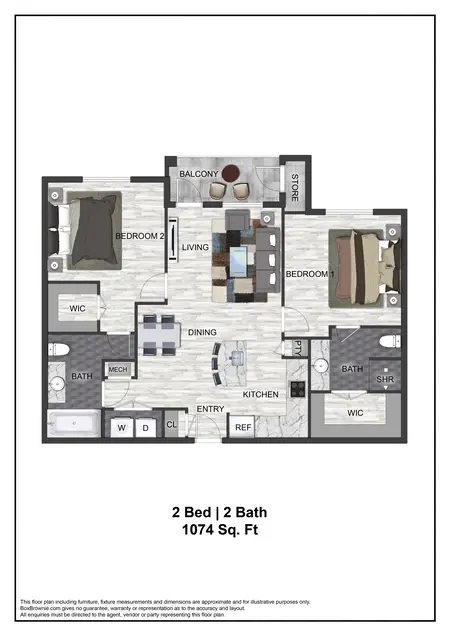 The Ellis Apartments Carrollton FloorPlan 10