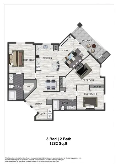 The Ellis Apartments Carrollton FloorPlan 16