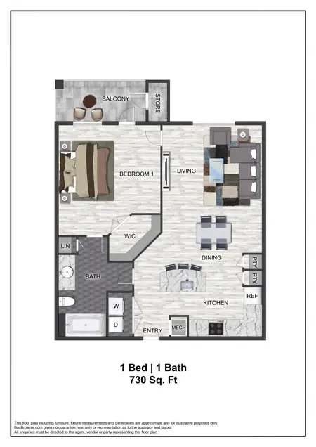 The Ellis Apartments Carrollton FloorPlan 6