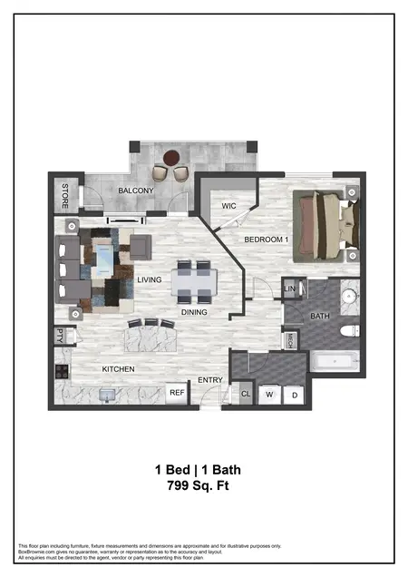 The Ellis Apartments Carrollton FloorPlan 7