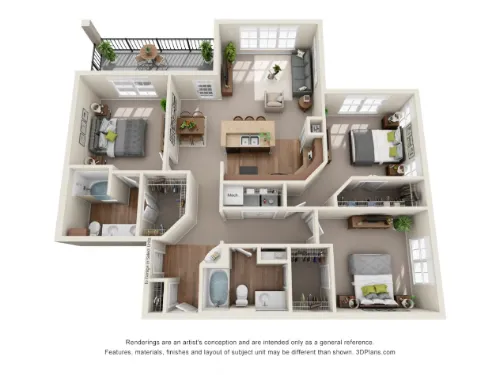 The Fairways at Star Ranch floor plan 1