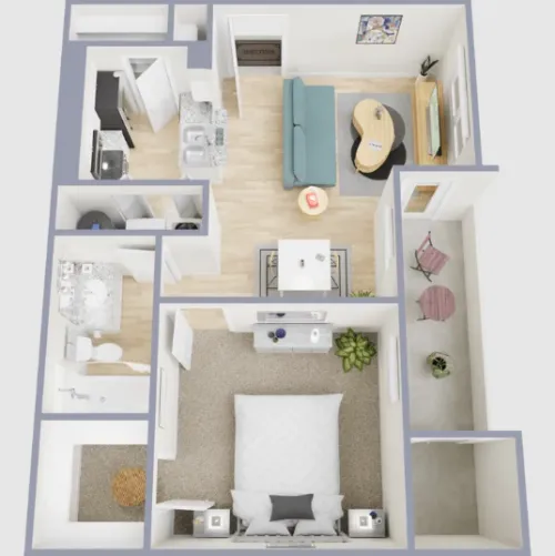 The Falls Round Rock floor plan 1